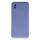 Galaxy A01 Core Kılıf Nano içi Kadife Silikon - Lila
