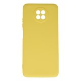 Redmi Note 9 5G Kılıf Nano içi Kadife Silikon - Sarı