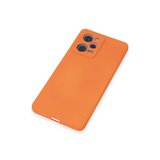 Redmi Note 12 Pro 5G Kılıf Nano içi Kadife Silikon - Turuncu