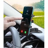 BUĞZ Araba Gösterge Üstüne Takılan 360 Oynar Başlıklı Telefon Tutucu