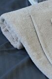 %100 Pamuk Soft Tekli Banyo Havlusu Vizon (90x150)