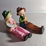 Sallanan Ayaklı Akordeon ve Saksafon Çalan Çocuk Biblosu