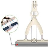 1+1 Yedek Süngeri Hediye Kelebek Sıkma Mekanizmalı Mikrofiber Mop Sünger Sıkmalı Mop