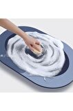 Sihirli Su Emici Banyo Paspası Kaymaz Tabanlı Abdest Paspası Kare 3,5 Mm 40x60