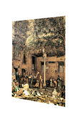 John Frederick Lewis, Kahire'deki Kıpti Patrik Evi Avlusu Cam Tablo | Hediyelik, Dekoratif, Ofis, Mutfak 