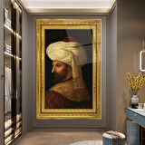 Fatih Sultan Mehmet Cam Tablo | Hediyelik, Dekoratif, Ofis, Mutfak 
