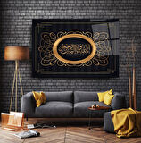 Dini Motif Cam Tablo | Hediyelik, Dekoratif, Ofis, Mutfak 
