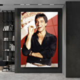 Tony Montana Scarface  Cam Tablo | Hediyelik, Dekoratif, Ofis, Mutfak 