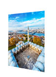 Süleymaniye Camii İstanbul Manzarası Cam Tablo | Hediyelik, Dekoratif, Ofis, Mutfak 