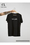 Erkek Blocking Graphic Ciel Lune - Oversize T-Shirt