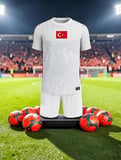 Bite Nose Beyaz Türkiye F.kadıoğlu 20 Numara Çocuk 2026/28 Milli Takım Forma T-Shirt Özel Tasarım Yeni Sezon