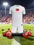 Bite Nose Beyaz Türkiye F.kadıoğlu 20 Numara Çocuk 2026/28 Milli Takım Forma T-Shirt Özel Tasarım Yeni Sezon
