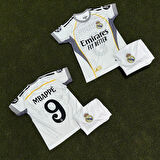 Real Madri’d Mbappe Al Üst Takım  2025/26 Sezon Futbol Çocuk Forması 2’li Set