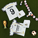 Real Madri’d Mbappe Al Üst Takım  2025/26 Sezon Futbol Çocuk Forması 2’li Set