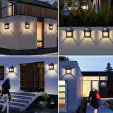 Güneş Enerjili Duvar Lambası, Hareket Sensörlü S-50