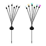 8 Led'li Güneş Enerjili Ateş Böceği Çiçek Lamba S-52
