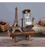 Eyfel Kulesi Kum Saati Dekoratif Hediyelik