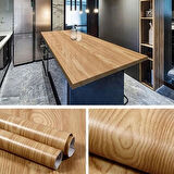 Ahşap Görünümlü Duvar Kağıdı Kendinden Yapışkanlı 5 metre