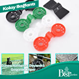 Bsr Garden Gölgelik Klipsi 500 Adet Karışık Renk