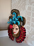 Dekoratif palyaço duvar mask, duvar süsü, mask biblo