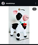 Sütaş ineği anne bebek set büyük buzu ve küçük buzu oyuncak 