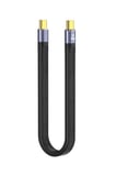 Type-C To Type-C Kablo 20 GBPS USB Type Kablosu Hızlı Data Kablosu C-27 20 Cm