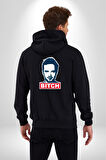 Breaking Bad Kadın Erkek Siyah Renk Kapüşonlu Kanguru Cepli  Fermuarlı Pamuklu Oversize Dijital Baskılı Hırka Sweatshirt