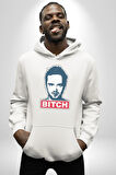 Breaking Bad Kadın Erkek  Beyaz Kapüşonlu Sweatshirt Hoodie