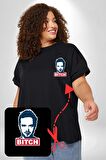 Breaking Bad Siyah Büyük Beden Kadın Basic Minimal Baskılı Tişört