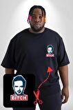 Breaking Bad Siyah Büyük Beden Kadın Basic Minimal Baskılı Tişört
