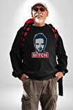 Breaking Bad Kadın Erkek  Siyah Baskılı Sweatshirt 