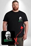 Heisenberg Breaking Bad Siyah Büyük Beden Kadın Basic Minimal Baskılı Tişört