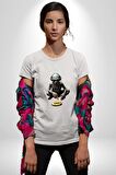 Bitcoin Noble Yüzüklerin Efendisi  Kadın Erkek Unisex Beyaz Organik Baskılı T-Shirt Penye Yüksek Kalite