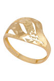 Cigold Taşsız Yüzük 14 Ayar Altın 2.07 Gr OA-C11901029017