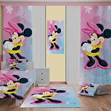 Minnie Mouse
 Desenli Çocuk Odası Takım Perde (iki Kanat),Yatak Örtüsü,Yastık,Kırlent ,Halı,Tablo