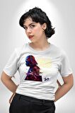 Star Wars Oyuncuları İmzaları  Kadın Erkek Unisex Beyaz Organik Baskılı T-Shirt Penye Yüksek Kalite