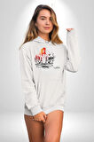 Uluslararası Yoga Günü 21 Temmuz  Kadın Erkek  Beyaz Kapüşonlu Sweatshirt Hoodie