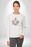 Uluslararası Yoga Günü 21 Temmuz  Kadın Erkek  Beyaz Baskılı Sweatshirt 