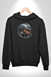 Kafamın İçindeki Lağım  Kadın Erkek  Siyah Kapüşonlu Sweatshirt Hoodie