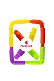 Tubes Anti Stres Duyusal Oyuncak Bubble Fidget  (4 Adet )