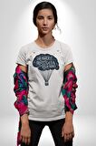 Aklınızdaki En Zor Hapisane Kaçışı Kadın Erkek Unisex Beyaz Organik Baskılı T-Shirt Penye Yüksek Kalite