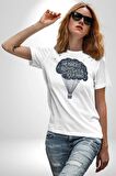Aklınızdaki En Zor Hapisane Kaçışı Kadın Erkek Unisex Beyaz Organik Baskılı T-Shirt Penye Yüksek Kalite