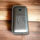 Samsung C3312 Kasa Samsung Galaxy C3312 Uyumlu Siyah Renk Orta Kasa Ön Arka Kapak Tuş Takımı 