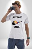 Anime Luffy Childhood Kadın Erkek Unisex Beyaz Organik Baskılı T-Shirt Penye Yüksek Kalite