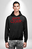 Alice Cooper Rock Solist Metalin Babası From The İnside İçeriden 1978 Kadın Erkek  Siyah Kapüşonlu Sweatshirt Hoodie