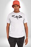 Staind Kadın Erkek Unisex Beyaz Organik Baskılı T-Shirt Penye Yüksek Kalite