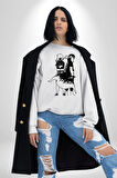 Naruto Shippuden Naruto ve Sasuke Kadın Erkek Beyaz Sweatshirt 