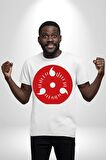 Naruto Shippuden Sasuke  Sharingan Kadın Erkek Unisex Beyaz Organik Baskılı T-Shirt Penye Yüksek Kalite