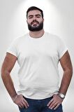Friend Korku Sineması Büyük Beden Beyaz Tişört Kadın Erkek Ünisex Sırt Baskılı