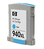 Hp C4907AE (940XL) Mavi Orjinal Kartuş